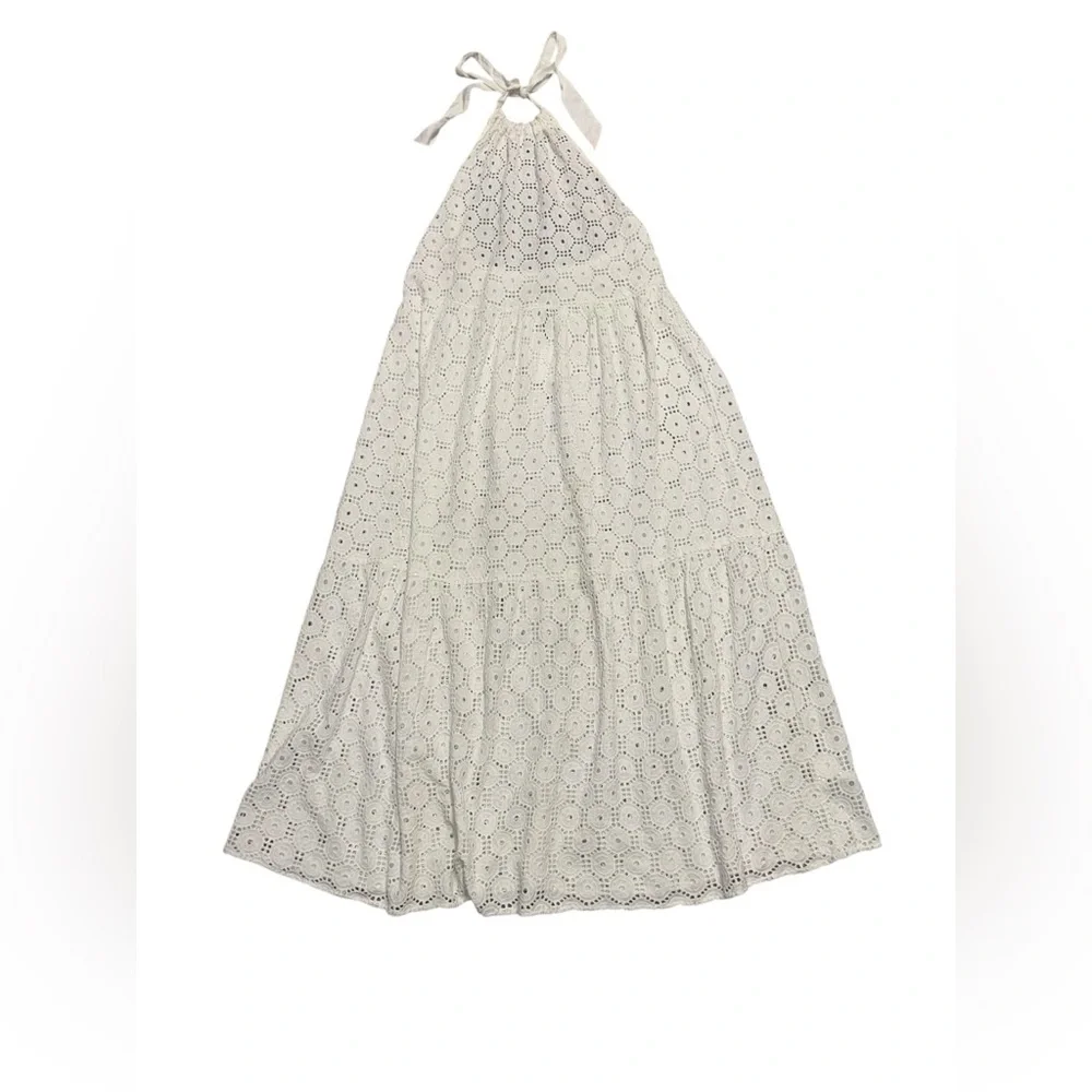 NWT Solid & Striped x REVOLVE Kai white Brule Leaf Eyelet maxi dress size xsmall - Picture 3 of 14